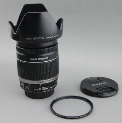 Canon EFs 18-200mm IS  #027xx 防手震 +遮光罩